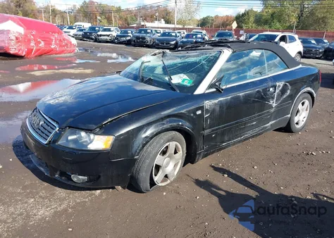 2003 Audi A4 1.8T из США, поврежденный, VIN WAUAC48H33K027633